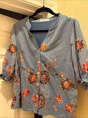 Parami designs women’s blouse, size small